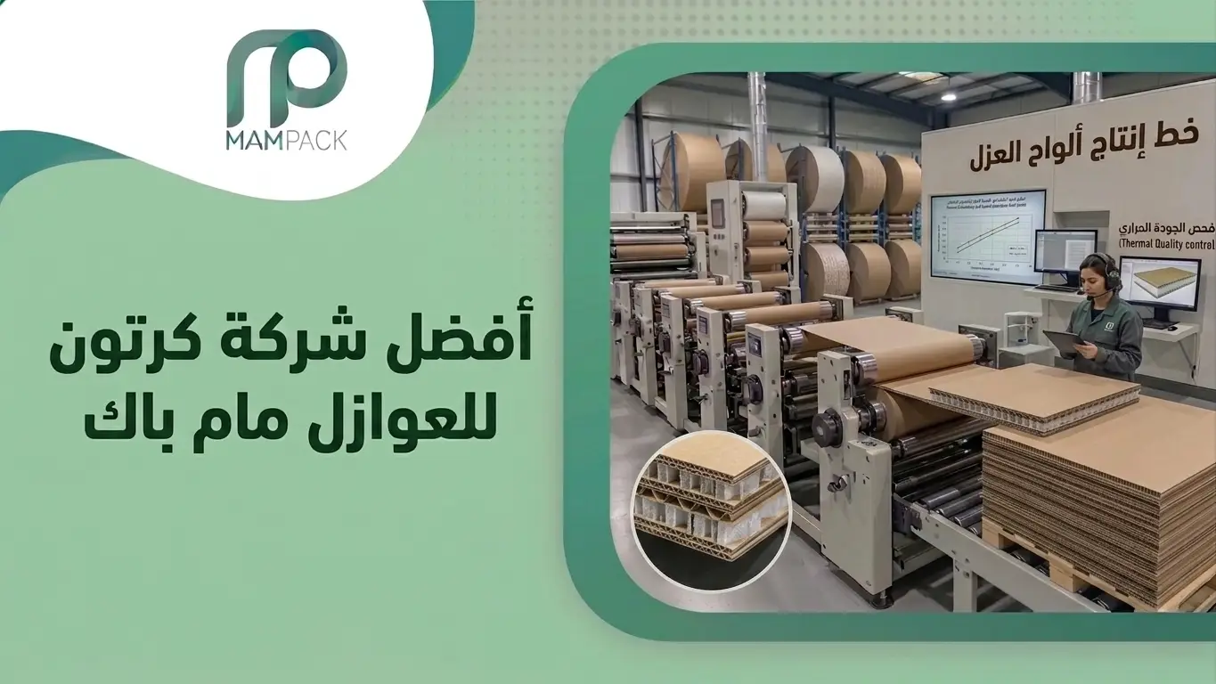 أفضل شركة كرتون للعوازل مام باك