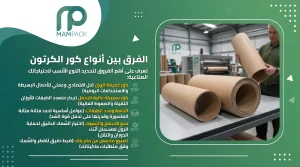 الفرق بين أنواع كور الكرتون من حيث الخامة والسمك