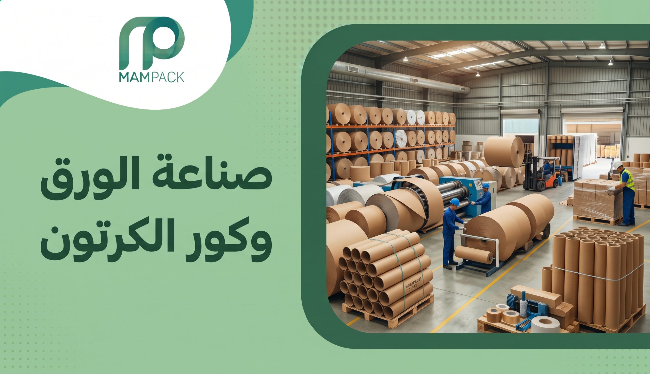 صناعة الورق و كور الكرتون